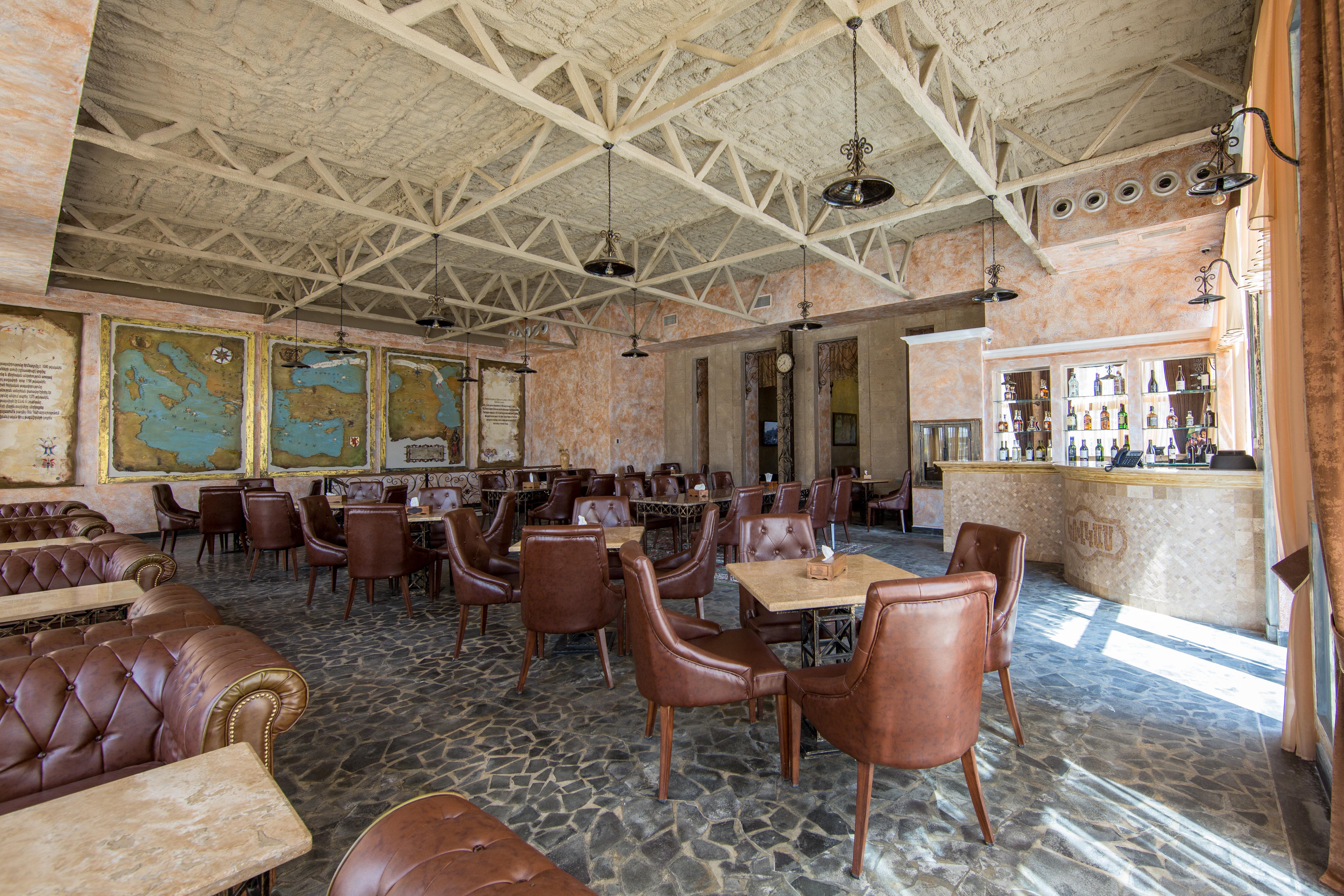 Caucasus Hotel Kasagh Kültér fotó The interior of the restaurant